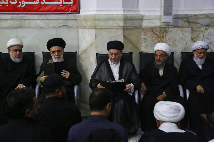 اربعین آقای شهید ایران در حرم بانوی کرامت