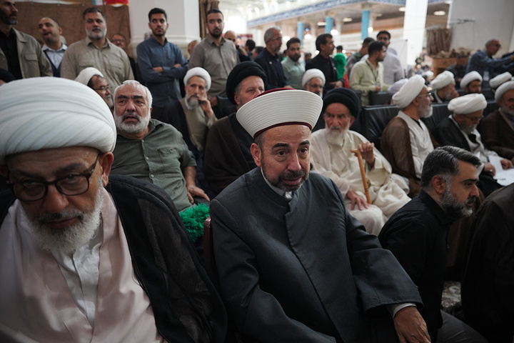 سنگ تمام مردم قم در بزرگداشت چهلمین روز تدفین آقای شهید ایران
