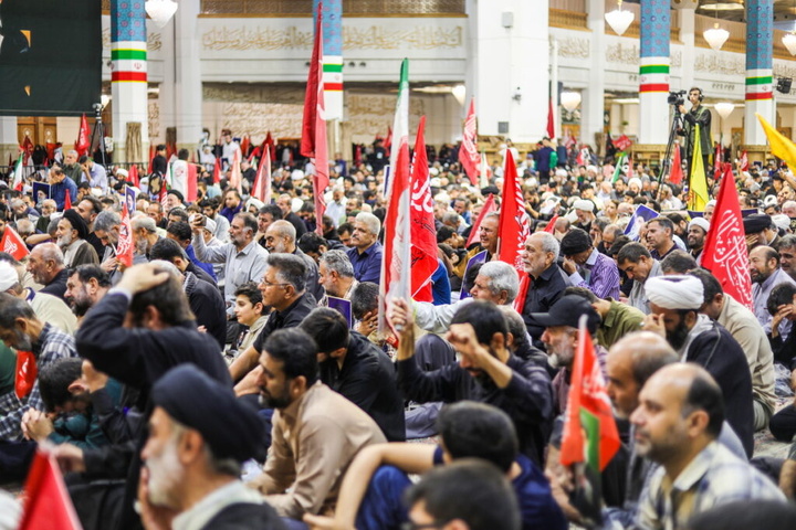 میثاق مردم قم با ولایت در چهلمین روز تدفین رهبر شهید