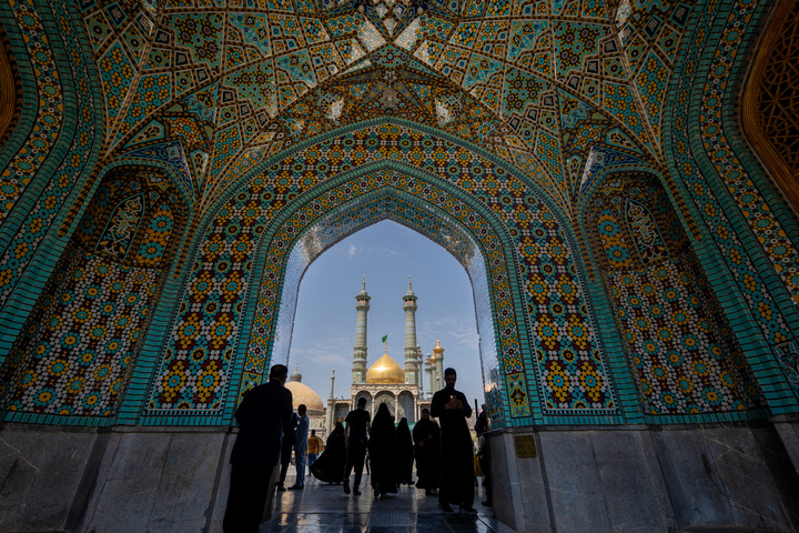 حرم حضرت معصومه (س) در روز میلاد پیامبر مهربانی