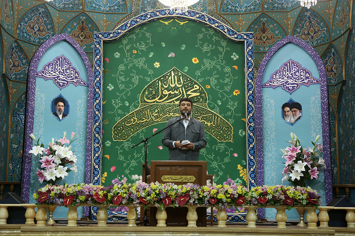 جشن سالروز میلاد پیامبر(ص) و امام صادق(ع) در حرم کریمه اهل بیت