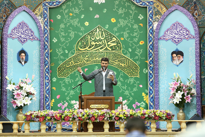 جشن سالروز میلاد پیامبر(ص) و امام صادق(ع) در حرم کریمه اهل بیت