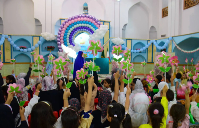 مشارکت ۲۰۰۰ کودک در جشنواره کاردستی نبوی