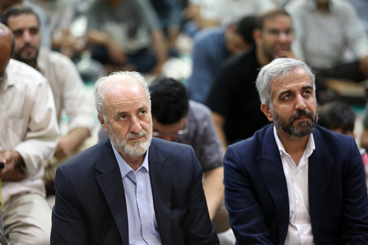 بزرگداشت دولتمردان شهید در حرم مطهر بانوی کرامت