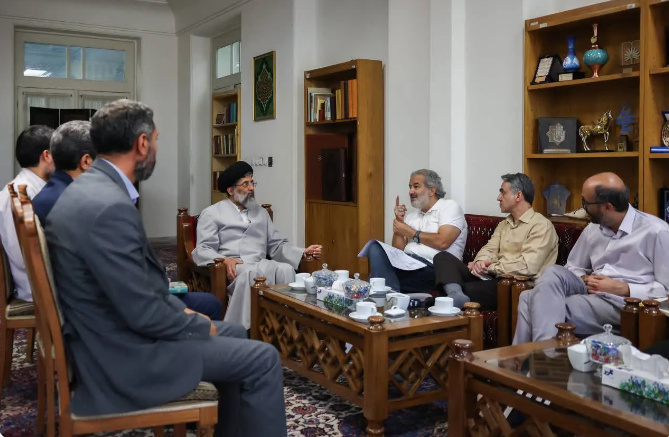 بررسی پیشرفت پروژه ساخت بنای جدید کتابخانه جامع گوهرشاد حرم رضوی