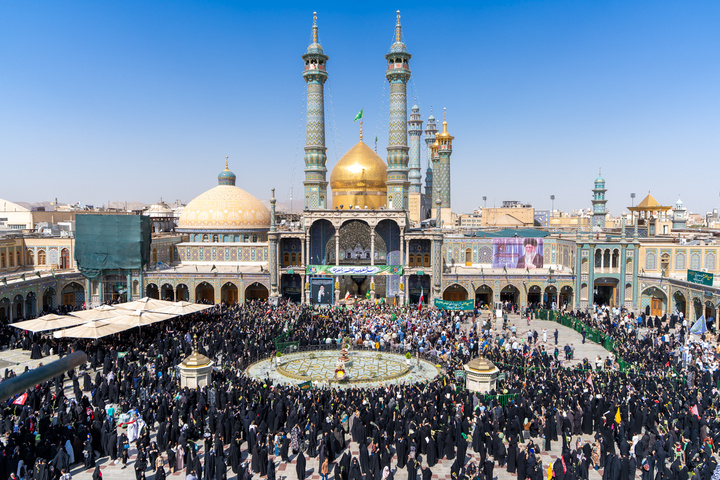 حال و هوای شهر قم در استقبال از کاروان نمادین بانوی کرامت