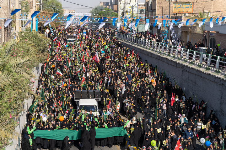 حال و هوای شهر قم در استقبال از کاروان نمادین بانوی کرامت
