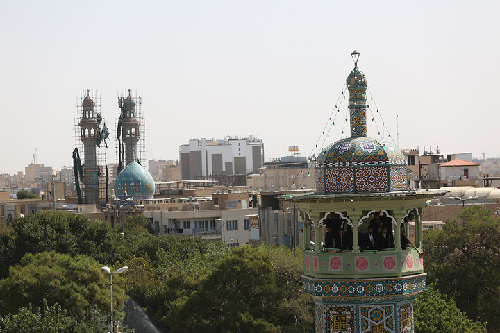 استقبال باشکوه اهالی دیار اهل بیت(ع) از کاروان نمادین ورود بانوی کرامت به قم