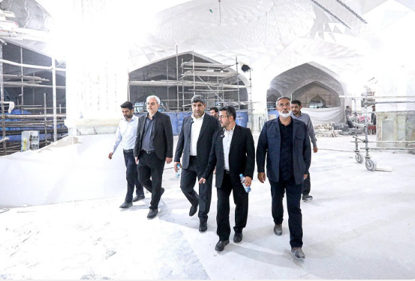 تقدیر معاون رئیس‌جمهور از پیشرفت و کیفیت اجرای پروژه‌های عمرانی حرم مطهر رضوی
