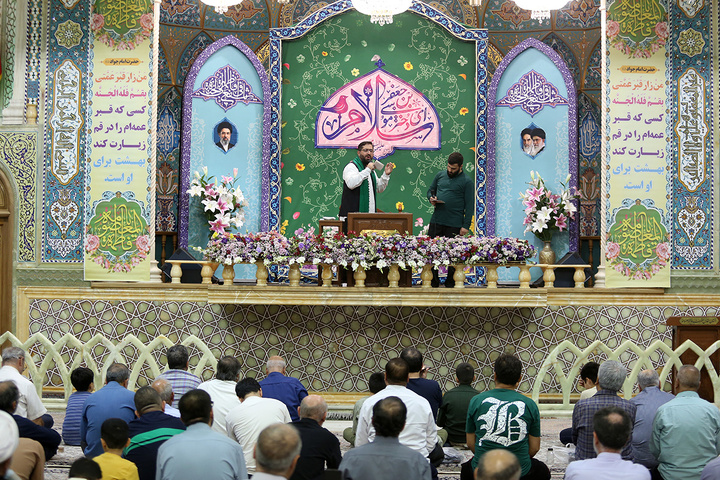 جشن شام سالروز ورود حضرت معصومه(س) به قم در حرم مطهر