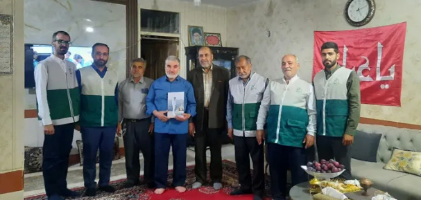 خانه شهید ناو دنا در کمالشهر معطر به عطر رضوی شد