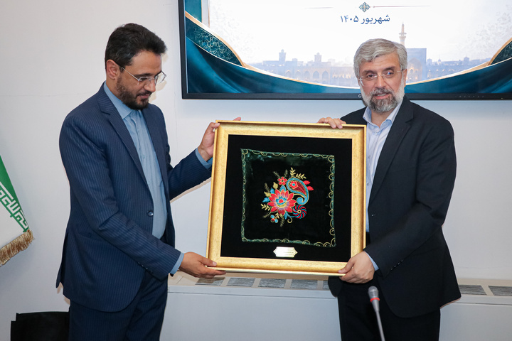 مراسم تکریم و معارفه معاون خدمات زائرین حرم مطهر رضوی