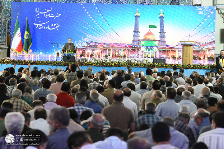 برگزاری مراسم شب میلاد حضرت عبدالعظیم حسنی(ع) در حرم مطهر آن حضرت