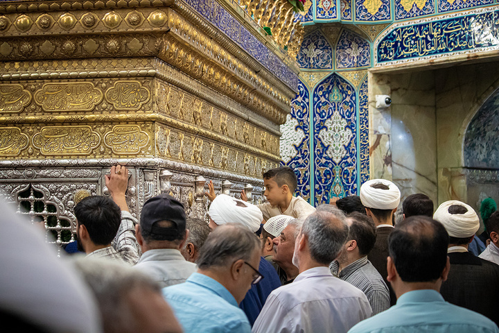 حال‌وهوای حرم حضرت معصومه(س) در سالروز میلاد شاه عبدالعظیم حسنی(ع)