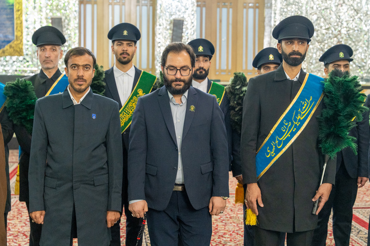 آیین خطبه‌خوانی میلاد حضرت عبدالعظیم(ع) با حضور خادمان حرم بانوی کرامت