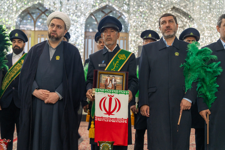 آیین خطبه‌خوانی میلاد حضرت عبدالعظیم(ع) با حضور خادمان حرم بانوی کرامت