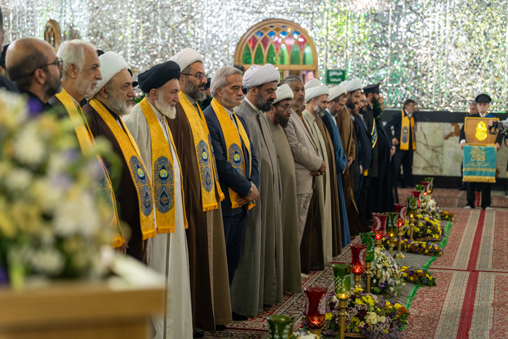 آیین خطبه‌خوانی میلاد حضرت عبدالعظیم(ع) با حضور خادمان حرم بانوی کرامت