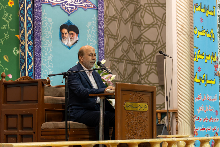 جشن شب میلاد امام عسکری(ع) در حرم بانوی کرامت