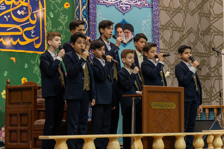 جشن شب میلاد امام عسکری(ع) در حرم بانوی کرامت