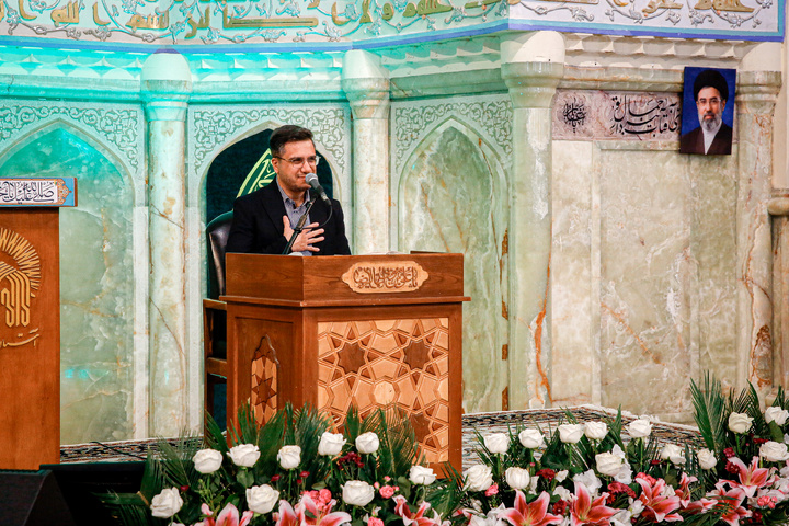 مراسم بزرگداشت روز ولادت امام حسن عسکری علیه‌السلام در حرم مطهر رضوی