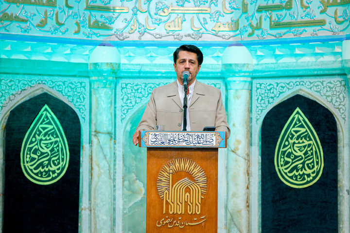 مراسم بزرگداشت روز ولادت امام حسن عسکری علیه‌السلام در حرم مطهر رضوی