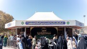 خدمت‌رسانی ۳۰ موکب ایرانی و عراقی به زائران در حرم حضرت معصومه(س)