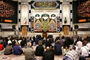محفل عزاداری بانوی کرامت در آستان مقدس فاطمی