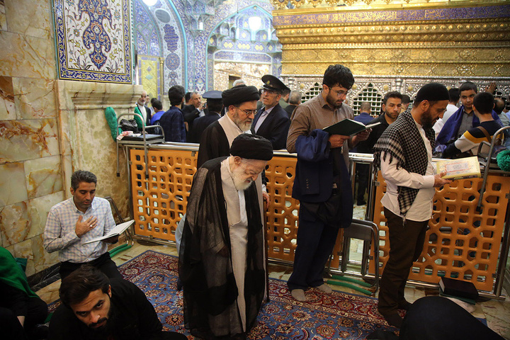 آخرین زیارت‌های آیت‌الله‌العظمی شبیری زنجانی در حرم حضرت معصومه(س)