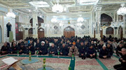 آیین معنوی «سبحه» ویژه خدام آستان حضرت حسین بن موسی الکاظم (ع) در طبس برگزار شد