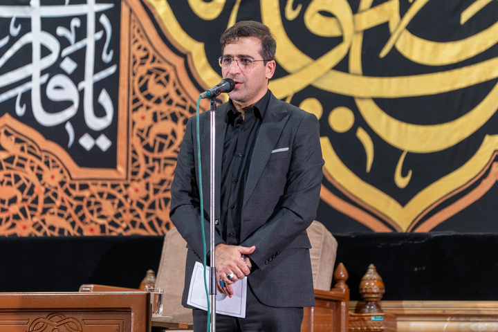 دومین محفل عزاداری شب رحلت بانوی کرامت در حرم مطهر قم