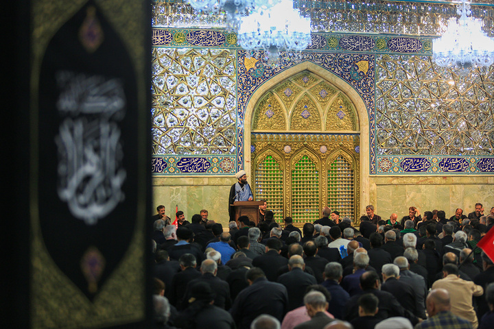 عزاداری هیئات مذهبی مشهد و قم در حرم حضرت معصومه(س)
