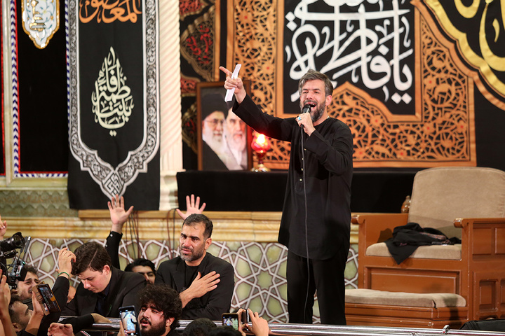 عزاداری پرشور نسل جوان در شب رحلت حضرت معصومه(س)
