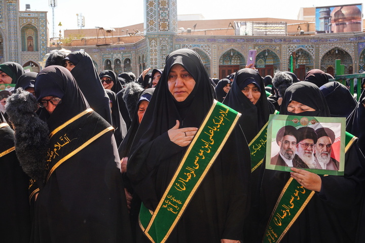 عزاداری خادمان حرم کریمه اهل بیت (س) در سالروز رحلت ایشان