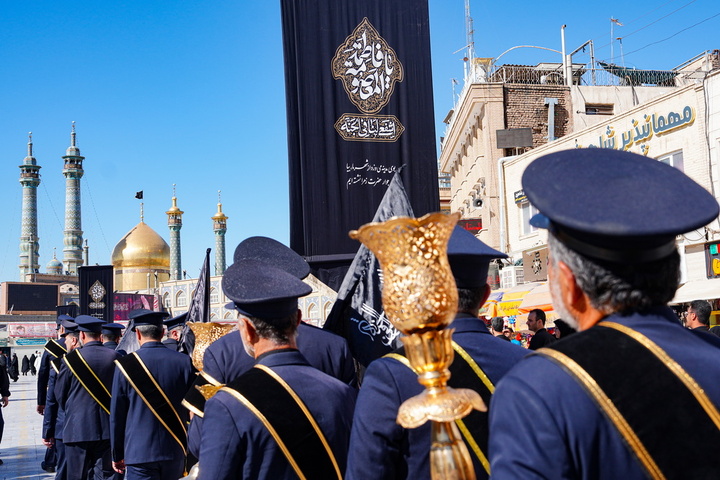 عزاداری خادمان حرم کریمه اهل بیت (س) در سالروز رحلت ایشان