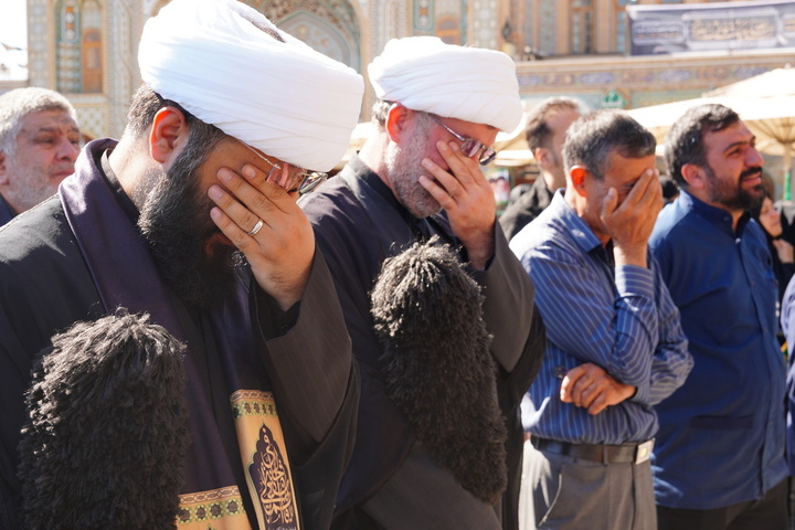 عزاداری خادمان حرم کریمه اهل بیت (س) در سالروز رحلت ایشان