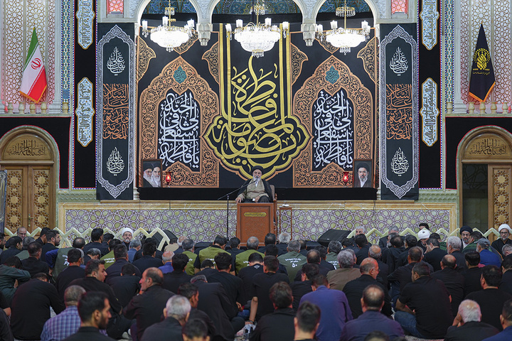 عزاداری آذری زبانان قم در سوگ کریمه اهل بیت (س)