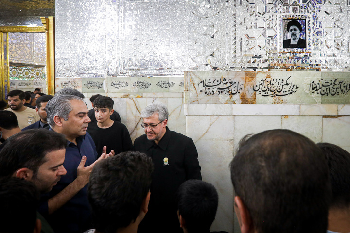 تشرف وزیر کشور جمهوری اسلامی پاکستان به حرم مطهر رضوی
