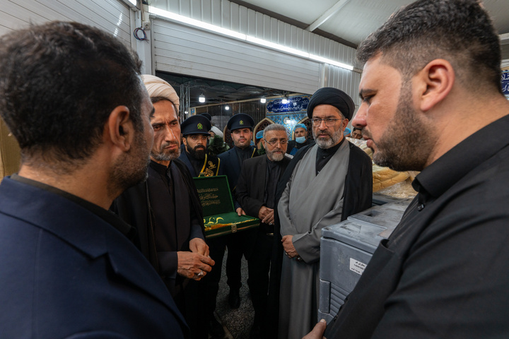 تقدیر از مواکب ایام رحلت بانوی کرامت توسط مسئولان حرم مطهر