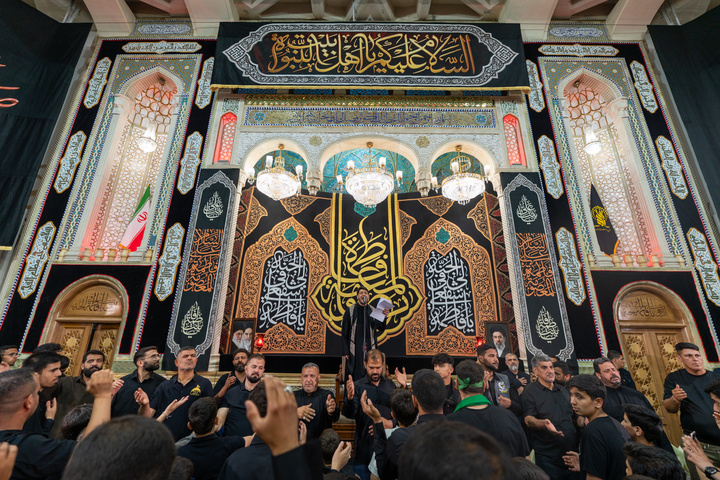 عزاداری پرشور عرب زبانان در حرم کریمه اهل بیت(س)