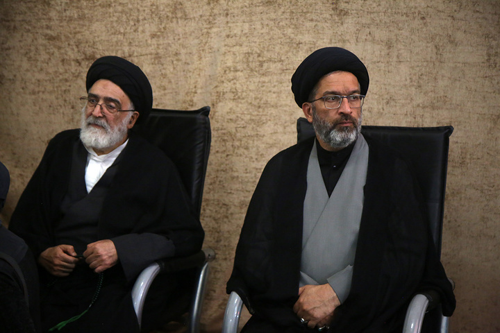 بزرگداشت آیت‌الله اعظمی شبیری زنجانی از سوی رهبر معظم انقلاب در حرم بانوی کرامت