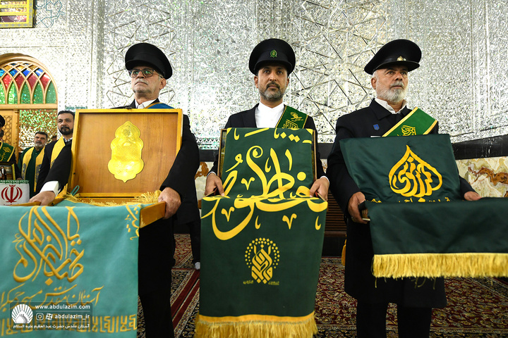 مراسم ویژه خطبه خوانی خدام بمناسبت ولادت حضرت عبدالعظیم(ع)