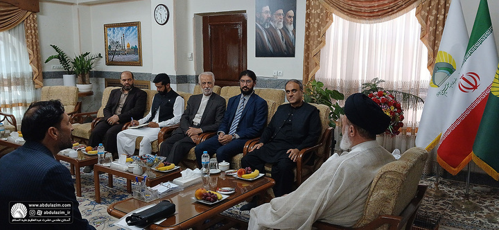 گزارش تصویری دیدار سفیر پاکستان با تولیت آستان مقدس حضرت عبدالعظیم(ع)