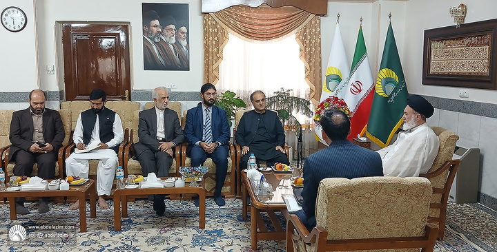 گزارش تصویری دیدار سفیر پاکستان با تولیت آستان مقدس حضرت عبدالعظیم(ع)