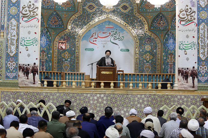 گرامیداشت آیت الله شبیری زنجانی در حرم حضرت معصومه (س)