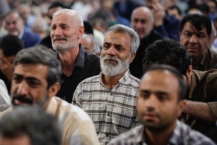 وداع با پیکر فرمانده قرارگاه عملیاتی سجاد سراوان در حرم مطهر رضوی