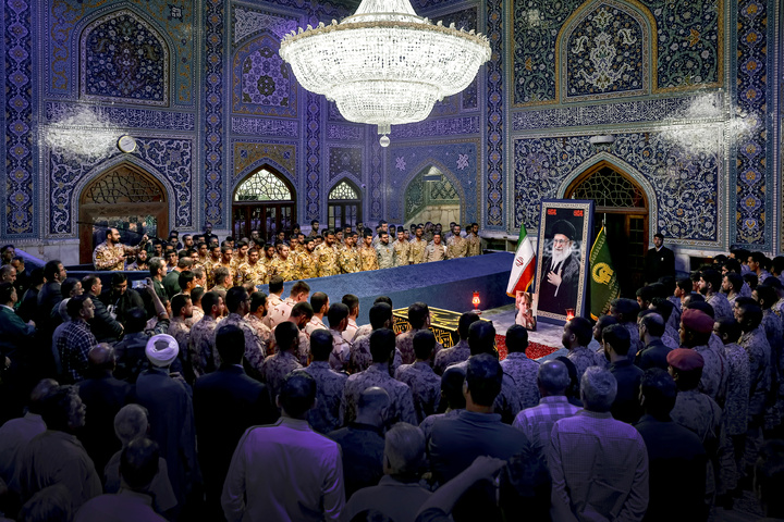 تجدید بیعت سربازان نیرو‌های مسلح با آرمان‌های رهبر شهید انقلاب