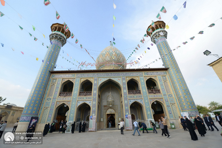 آئین بدرقه سنگ مرقد مطهر حضرت عبدالعظیم حسنی (ع) از شهر ادب و شعر به شهر کهن و تاریخی ری