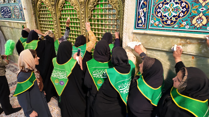 زیارت ۲۰۰ کرمانشاهی و سرخسی برای اولین بار در حرم بانوی کرامت