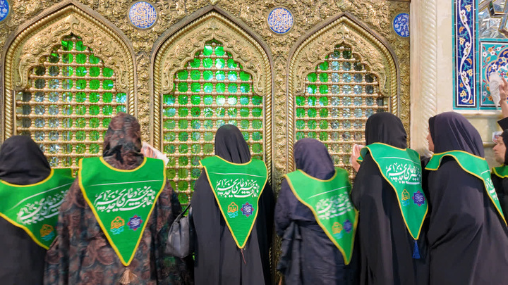 زیارت ۲۰۰ کرمانشاهی و سرخسی برای اولین بار در حرم بانوی کرامت