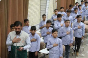۸ مدرسه لارستان در هشتمین روز مهر میزبان عطر رضوی/ گزارش تصویری